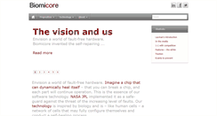 Desktop Screenshot of biomicore.com